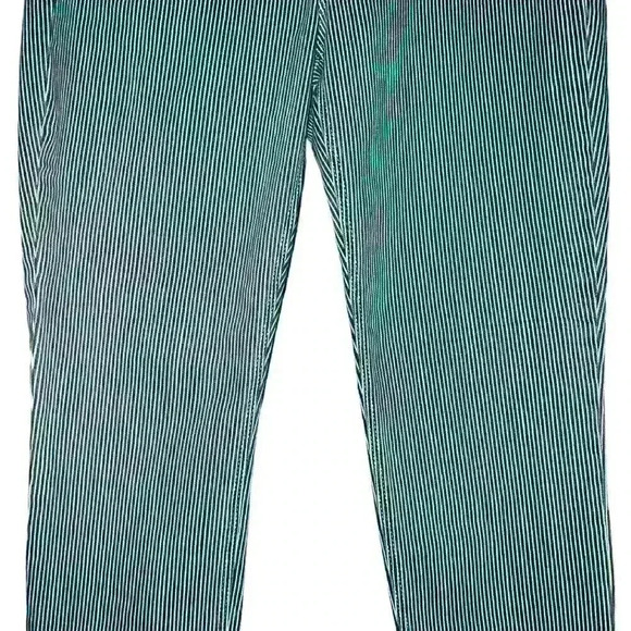 Old Navy Rockstar Sz 12 Super Skinny Mid Rise Pinstripe Button Fly Jeans - Picture 8 of 12